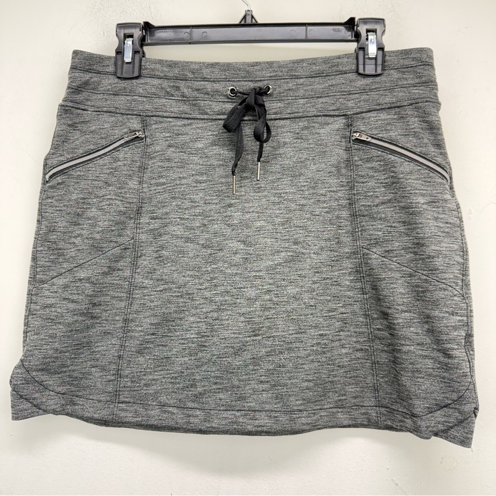 Athleta size Medium Women’s Heathered Gray Athletic Activewear Metro Skort